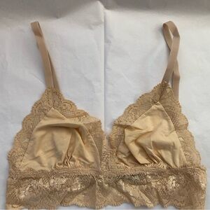 Cosabella Lace Bralette in Cream and Tan